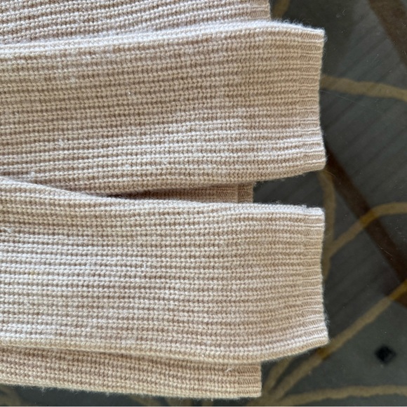 Jenni Kayne Fisherman’s Sweater in Oatmeal Cashmere 100% in XS - Picture 8 of 9